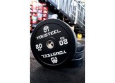 Диск EVO BUMPER PLATE 20кг YouSteel черный