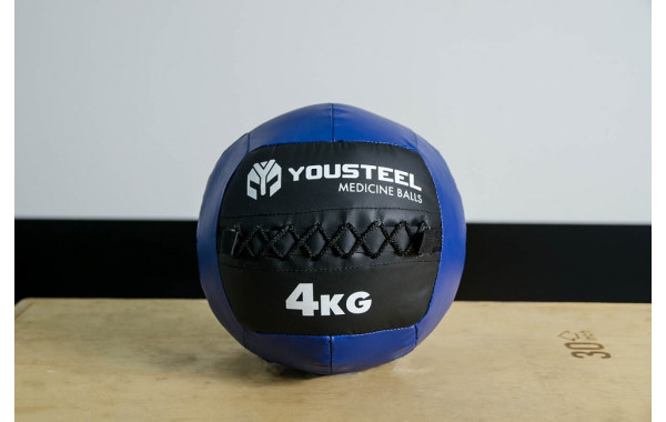 Медбол детский YouSteel 4кг, D254мм 600_380