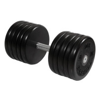 Гантель классик MB Barbell с вращающейся ручкой 51 кг MB-FdbEM-B51