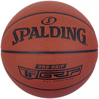 Мяч баскетбольный Spalding Pro Grip 76874z, р.7, композит. кожа (ПУ) коричневый