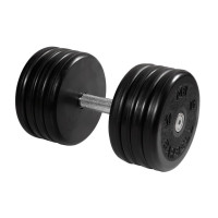 Гантель классик MB Barbell с вращающейся ручкой 41 кг MB-FdbEM-B41