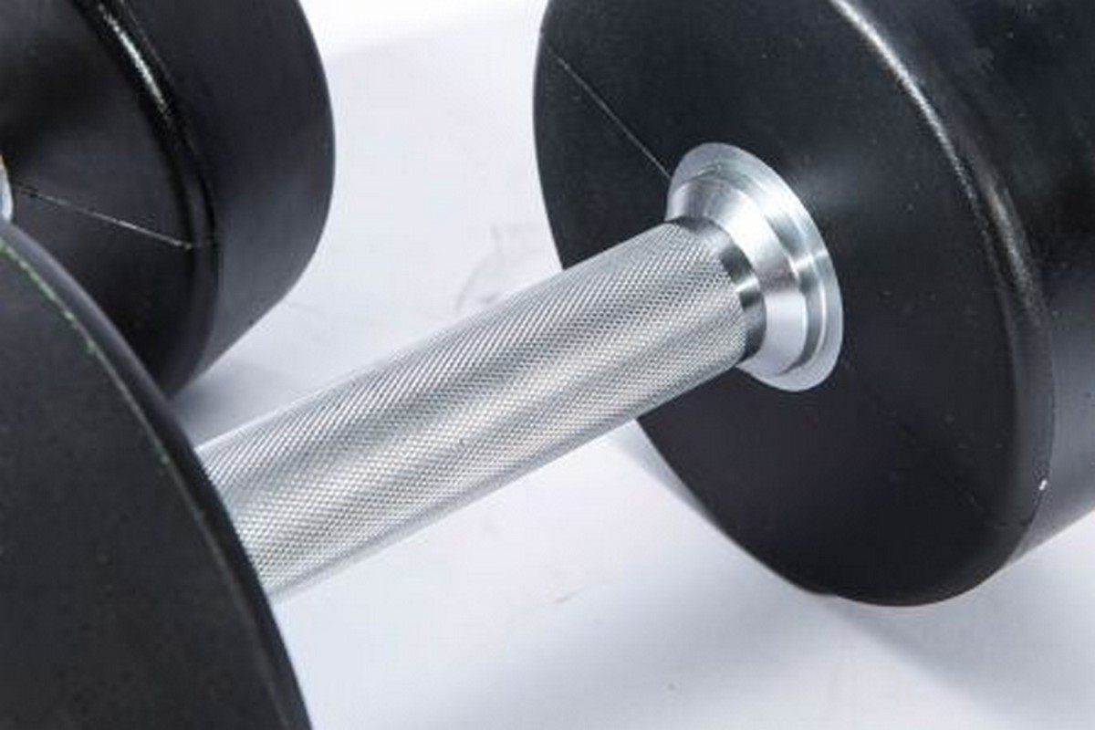 Гантели в уретане 32 кг Live Pro Premium Urethane Dumbbells LP8000-32 1200_800