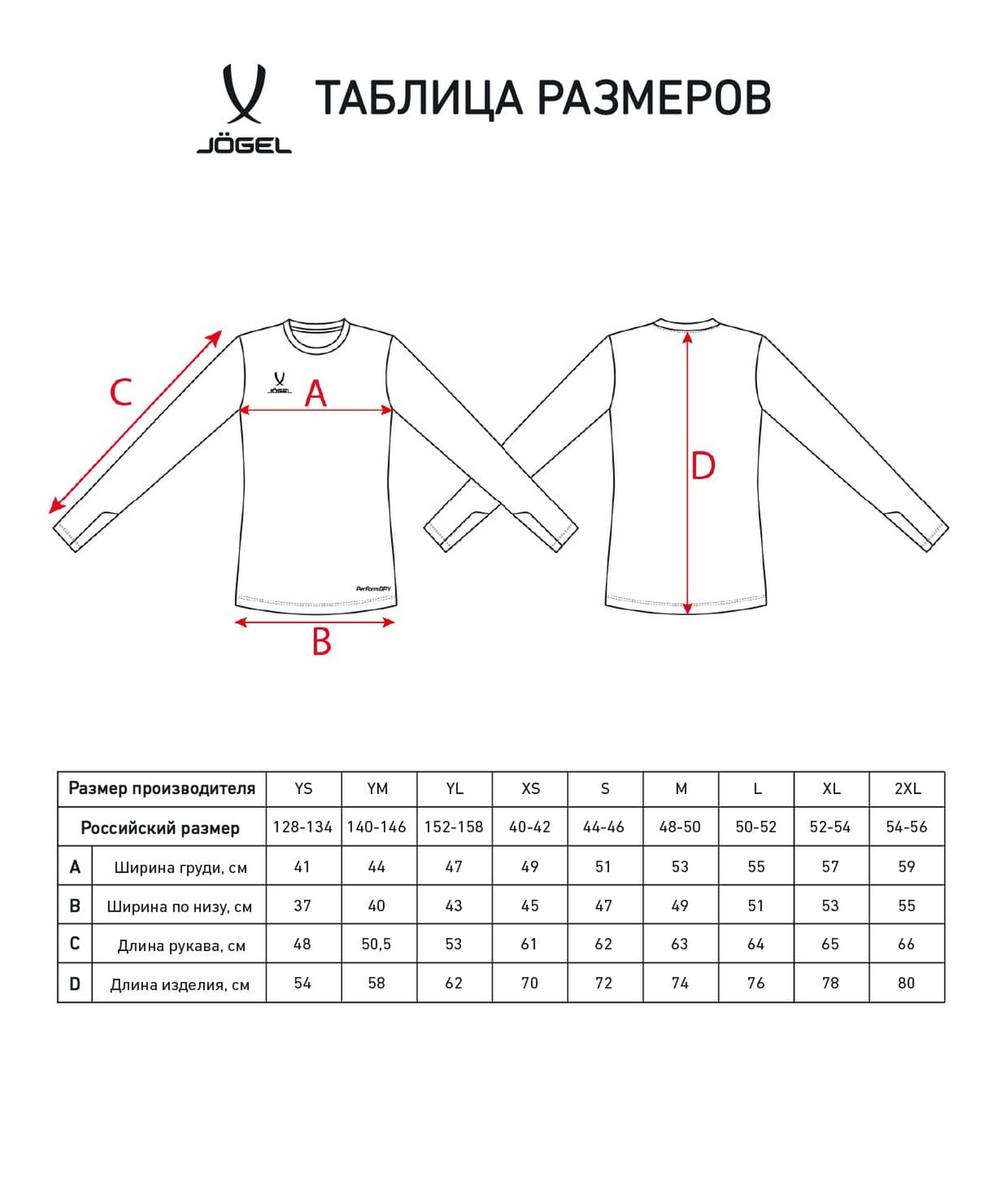 Свитер вратарский Jogel DIVISION PerFormDRY GK Splash, желтый 1664_2000