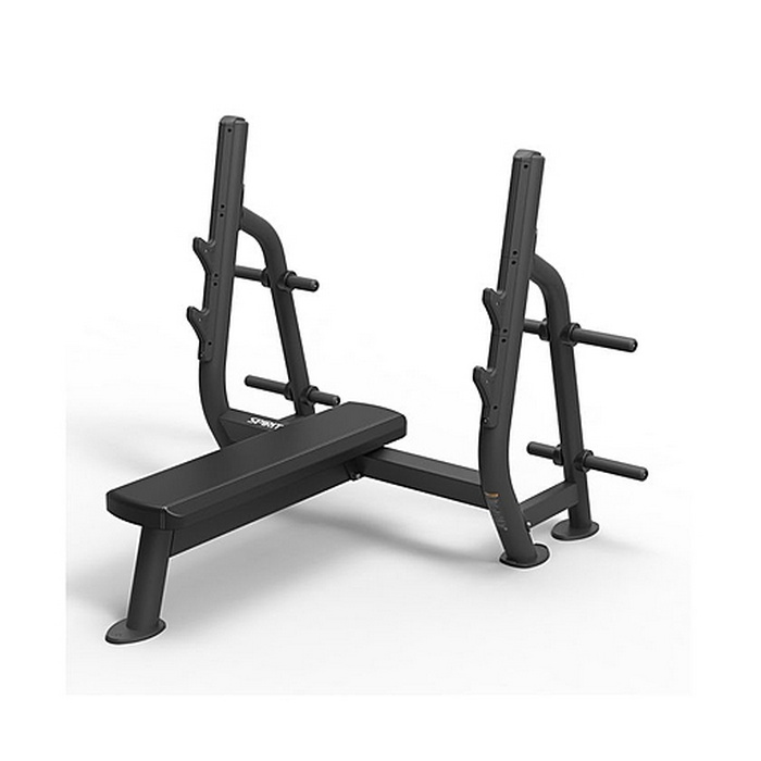 Олимпийская скамья горизонтальная Spirit Fitness SP-4209 700_700