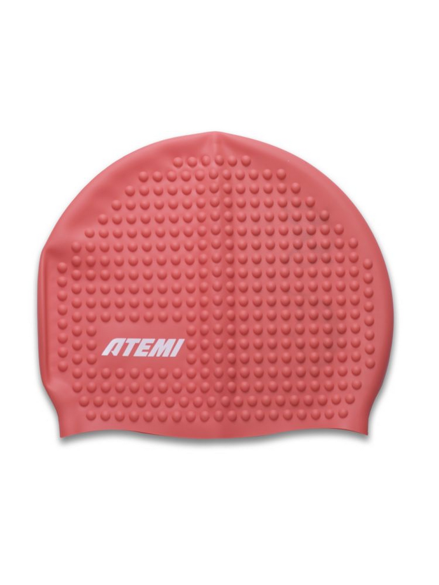 Шапочка для плавания Atemi bubble cap Bright red FBC1R красный 1500_2000