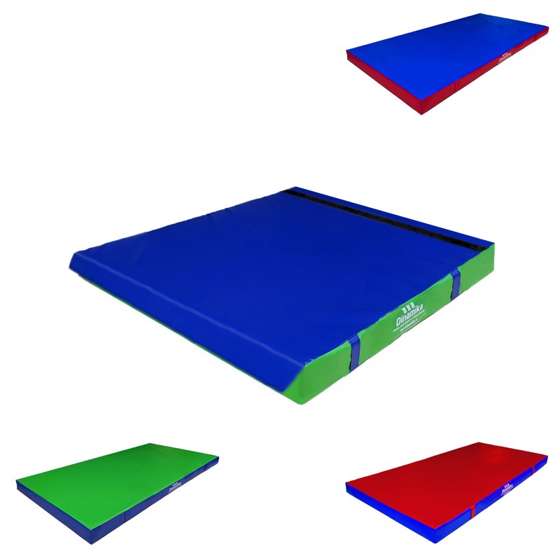 Мат гимнастический 100x100x10см винилискожа-велькро (холлослеп/холлофайбер) Dinamika ZSO-001328 800_800