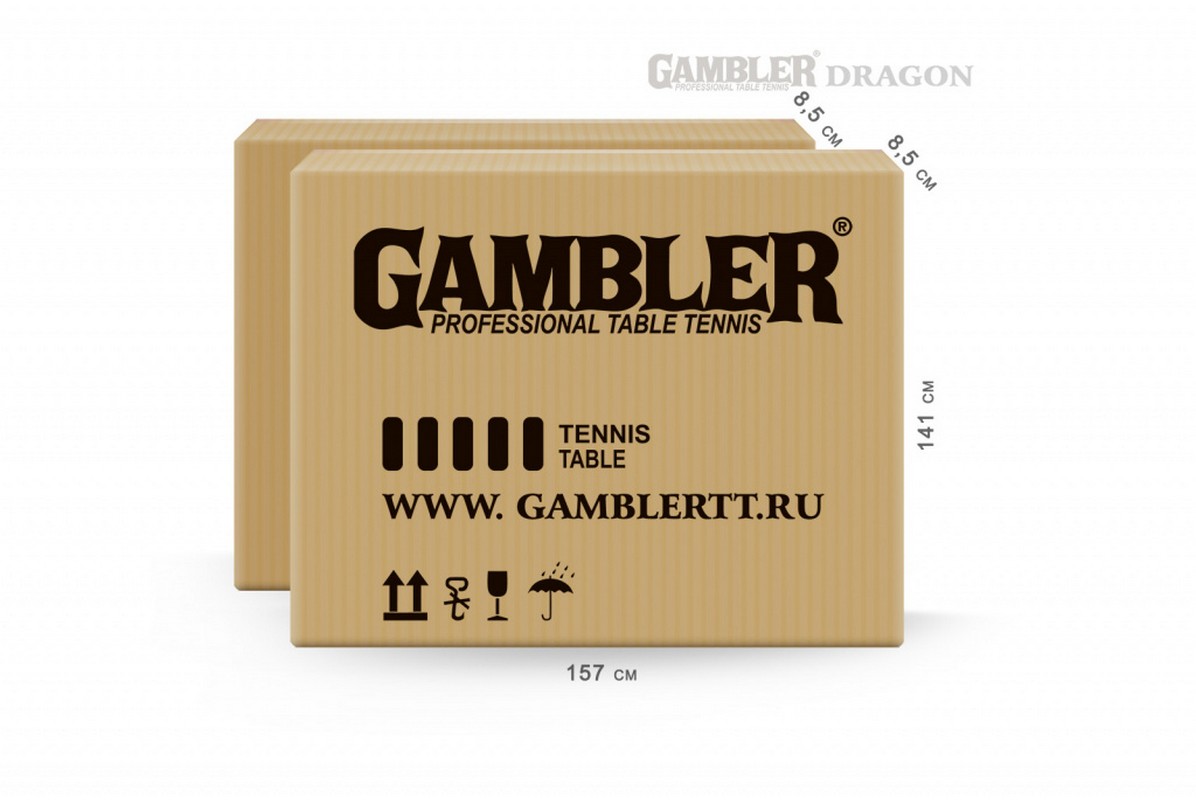 Стол теннисный Gambler Dragon GTS-7 blue 1196_800