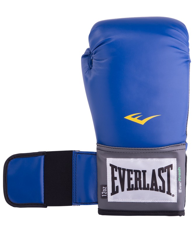 Перчатки боксерские Everlast Pro Style Anti-MB 2216U, 16oz, к/з, синий 665_800