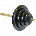 Штанга тренировочная 77,5 кг MB Barbell черный 120_120