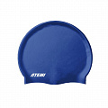 Шапочка для плавания Atemi silicone cap Strong blue TSC1BE синий 120_120