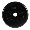 Диск обрезиненный d51мм MB Barbell MB-PltB51 20кг черный 120_120